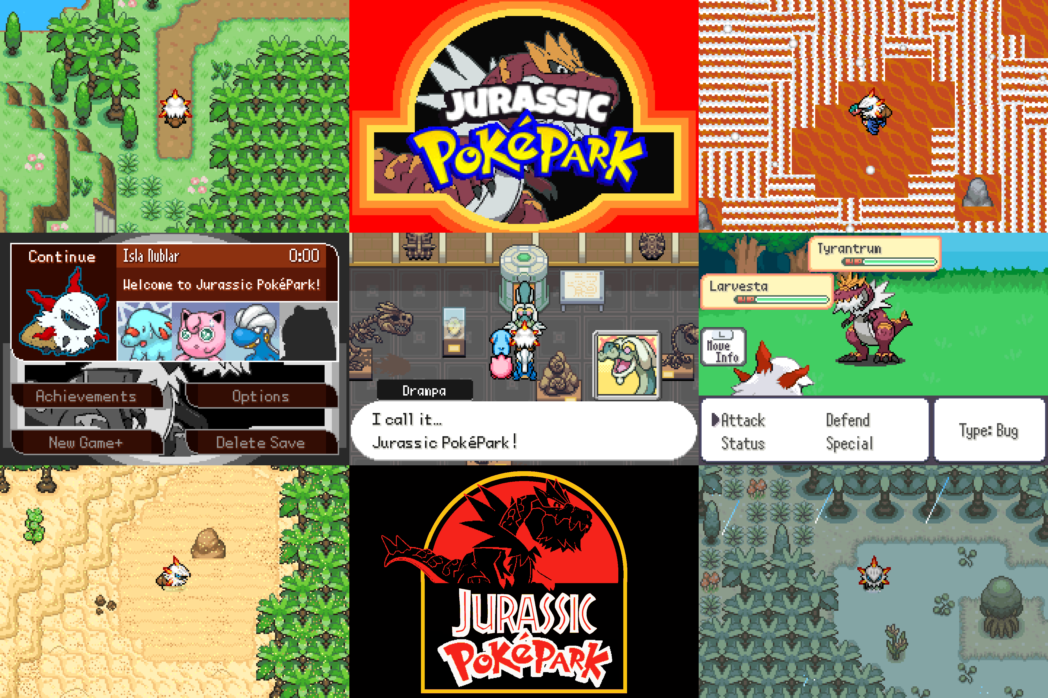 Jurassic PokéPark Screenshots